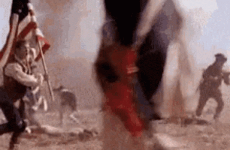 The Patriot Battle Field Running GIF