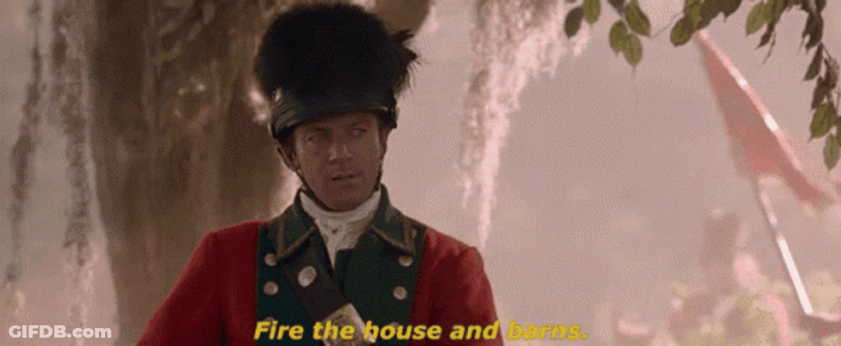 The Patriot Confontration GIF
