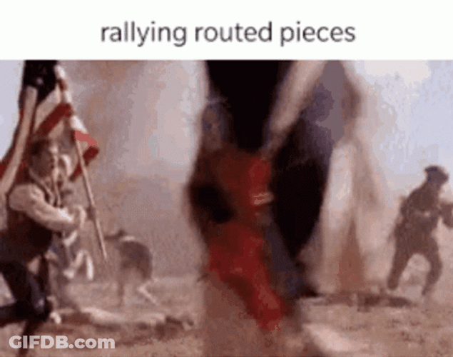 The Patriot Rallying Routed Pieces GIF