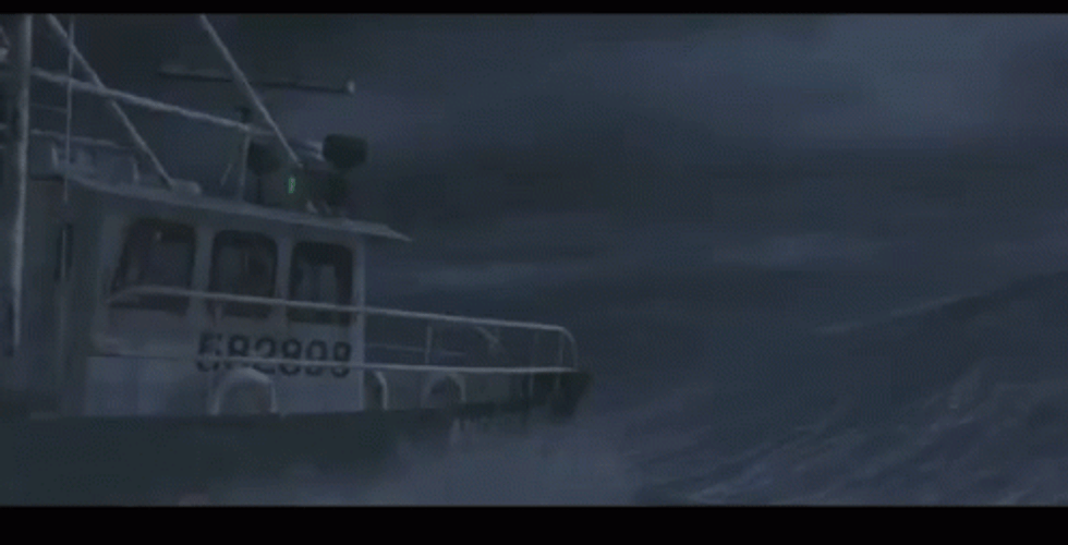The Perfect Storm And The Giant Wave GIF