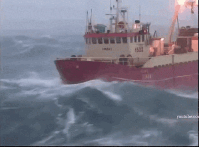 The Perfect Storm In Rough Seas GIF