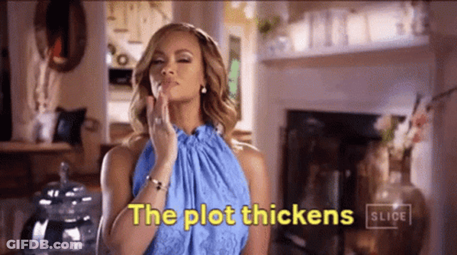 The Plot Thickens Gizelle Bryant GIF