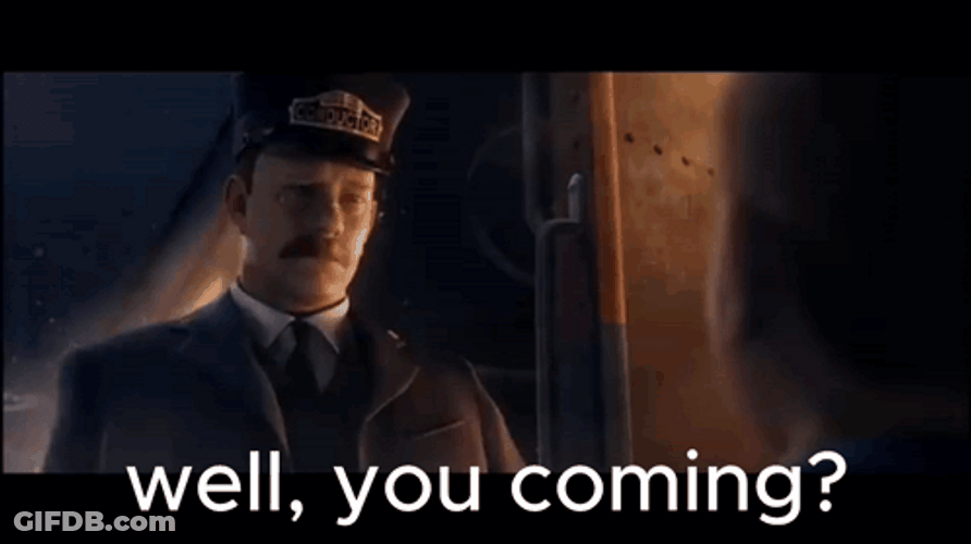 The Polar Express Conductor Asks Boy To Ride GIF