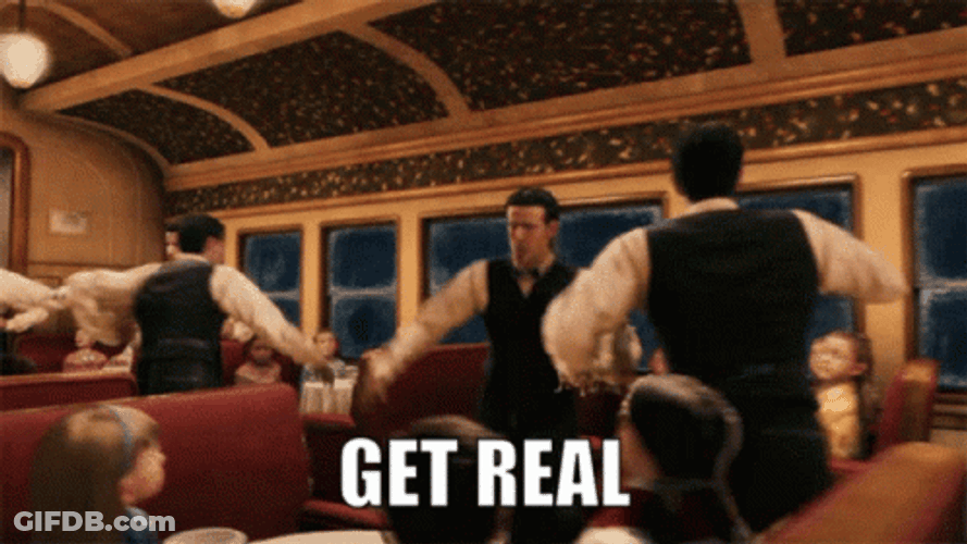 The Polar Express Dancing Waiters Get Real GIF