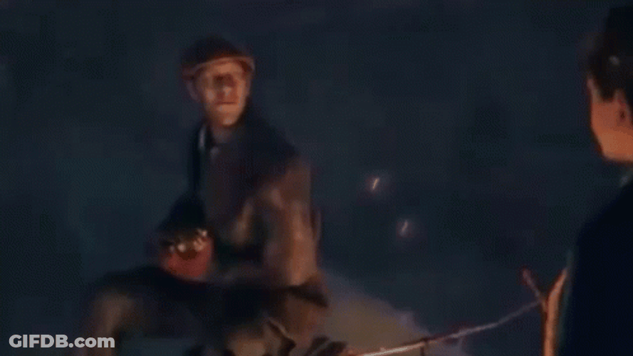The Polar Express Hobo Laughing GIF