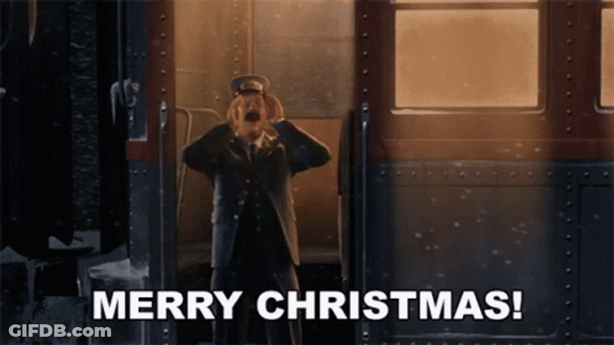 The Polar Express Merry Christmas GIF
