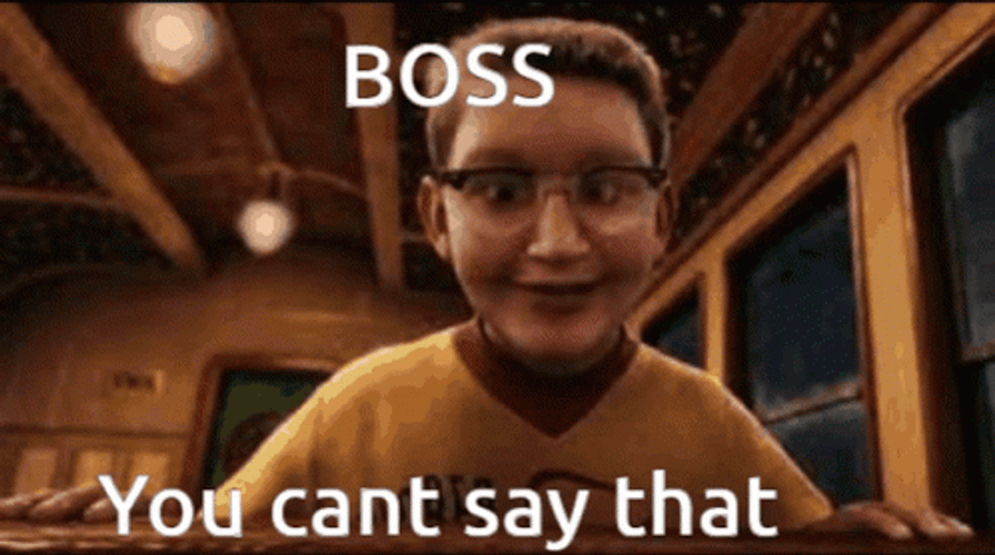 The Polar Express You Can't Say That GIF