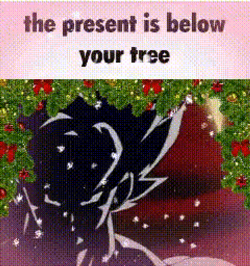 The Present Is Below Your Tree Christmas Meme GIF