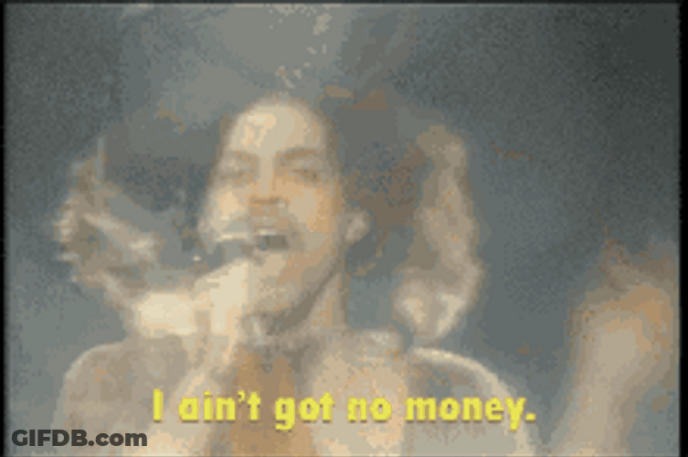 The Prince Singing I Got No Money I'm Broke GIF