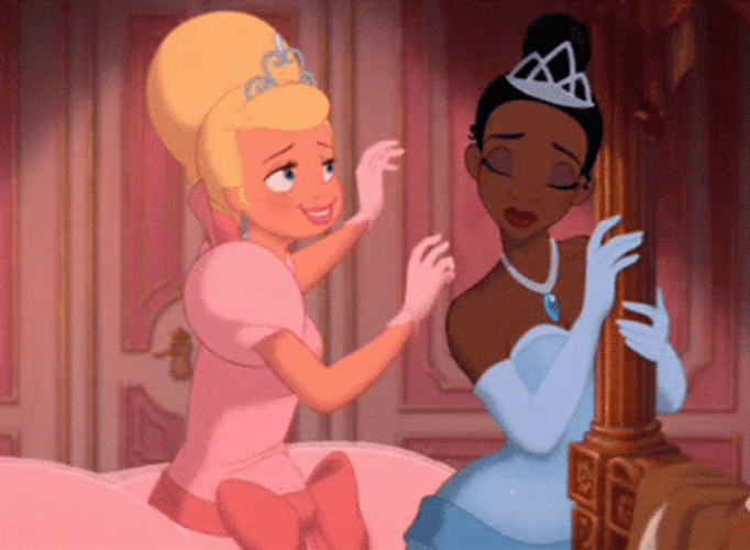 The Princess And Frog Charlotte La Bouf Tiana GIF