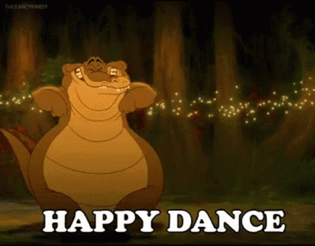 The Princess And The Frog Louis Excited Dance GIF