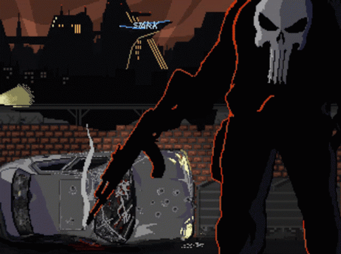 The Punisher Frank Castle Fan Art GIF