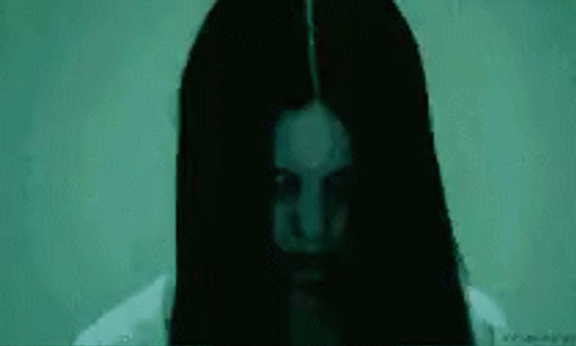 The Ring Creepy Ghost Sadako Flashing GIF