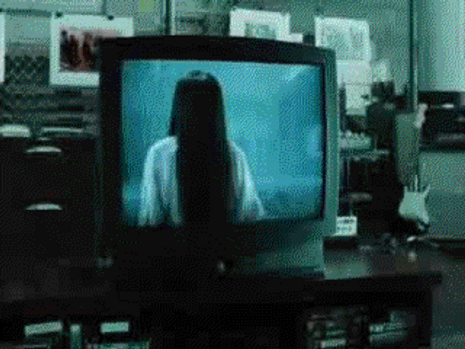 The Ring Sadako Ghost Out The TV GIF