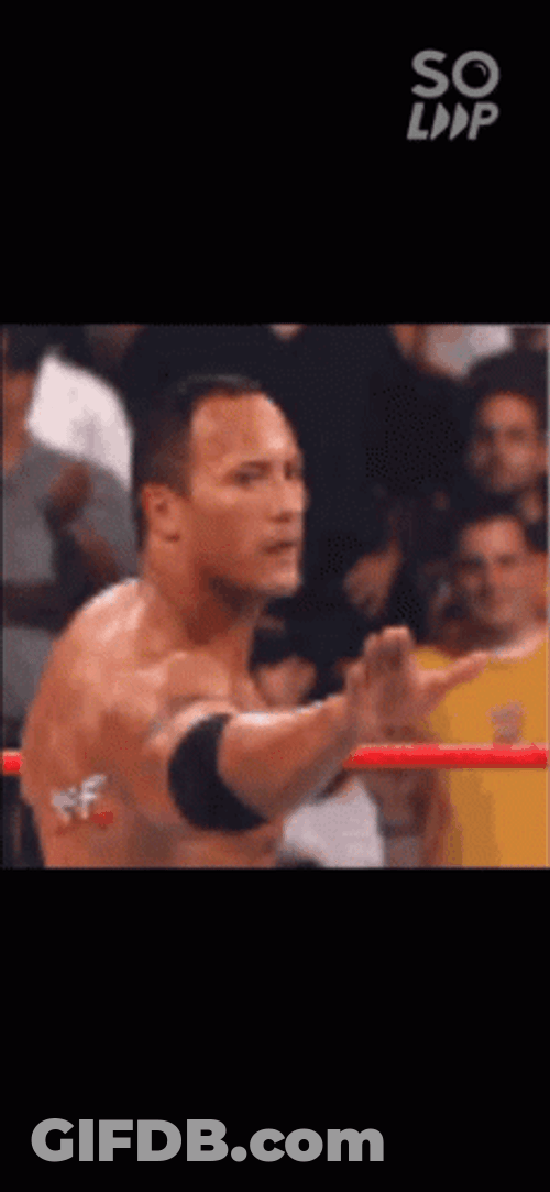 The Rock Come Gesture Meme GIF