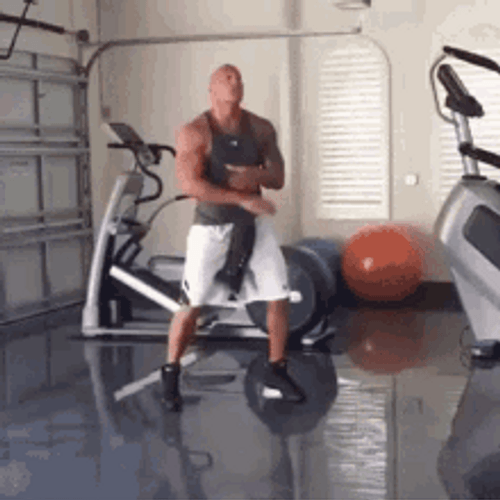 The Rock Dancing GIF