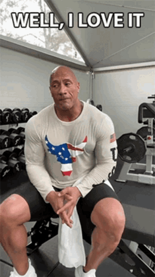 The Rock Dwayne Johnson I Love It GIF