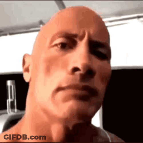 The Rock Eye Brow Raise Meme GIF