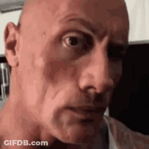 The Rock Eyebrow Funny GIF