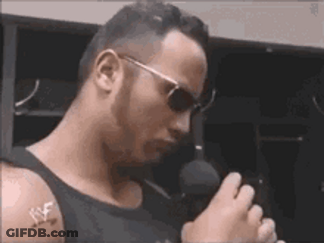 The Rock Eyebrow Old GIF