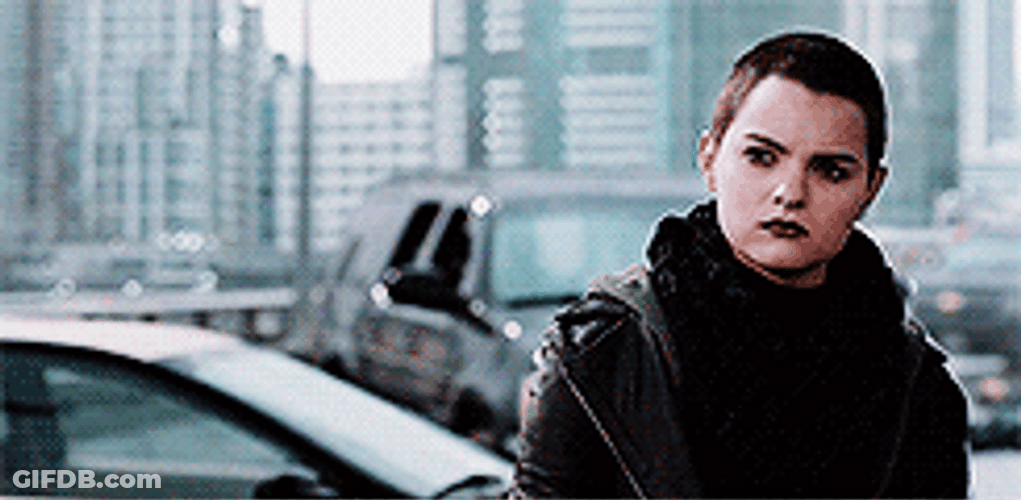 The Rock Eyebrow Raise Deadpool Negasonic GIF