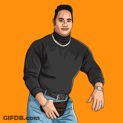The Rock Eyebrow Raise Fan Made Art GIF
