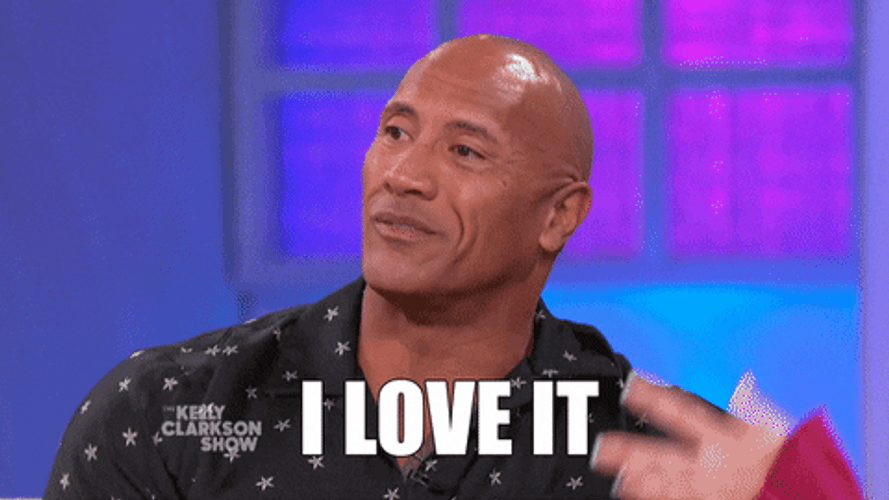 The Rock I Love It GIF