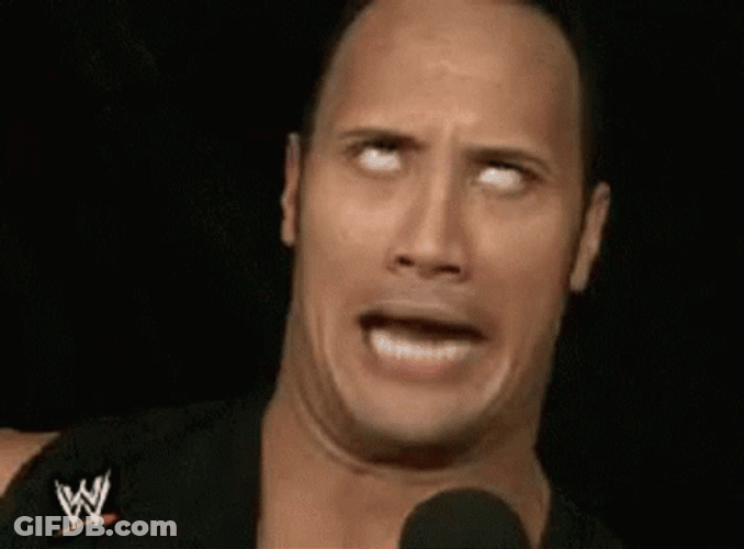 The Rock Make Face Dwayne Johnson GIF
