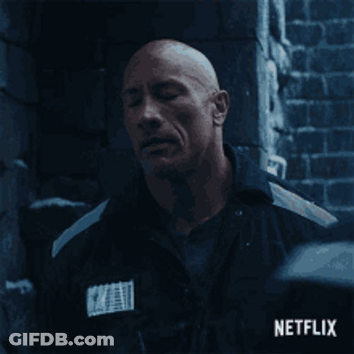 The Rock Netflix Red Notice GIF