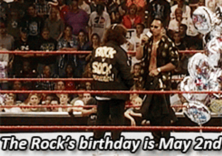 The Rock's Birthday Dwayne Johnson GIF