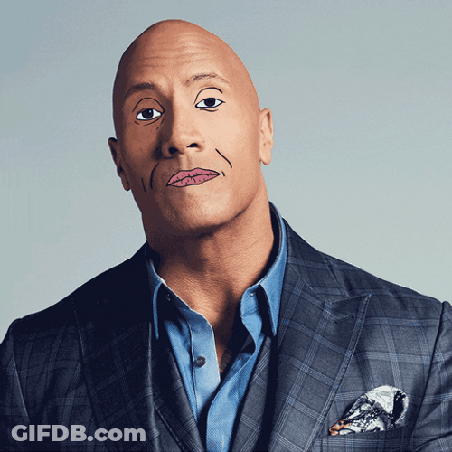 The Rock Send Nudes Meme GIF