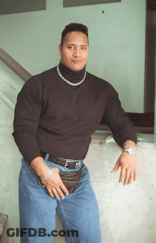 The Rock Shaking Head Meme GIF