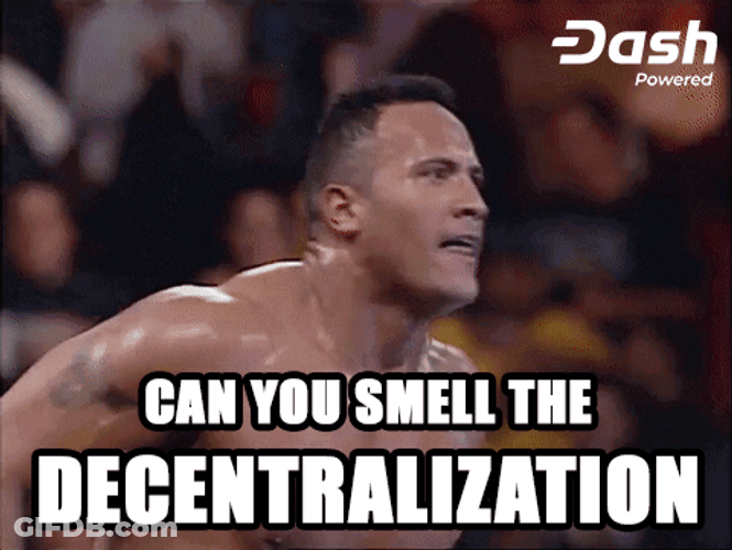 The Rock Smell Decentralization Meme GIF