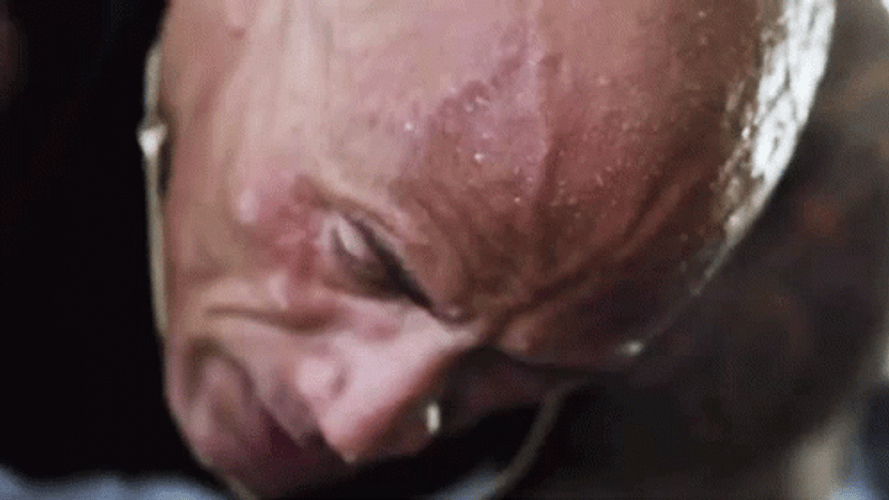 The Rock Sweating Meme GIF