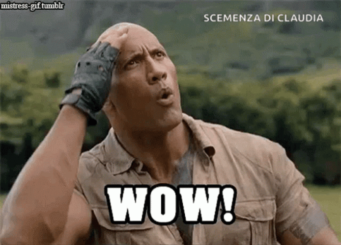 The Rock Wow Meme GIF