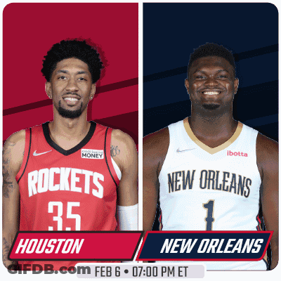 The Rockets And New Orleans Are Playing A Game On February 6 GIF