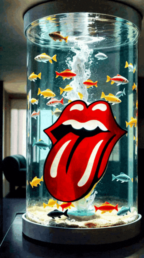 The Rolling Stones Aquarium GIF
