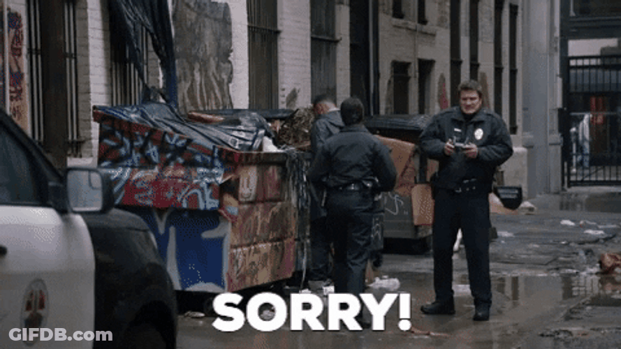 The Rookie Nathan Fillion Sorry GIF