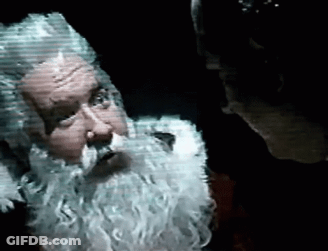 The Santa Clause Being Serious GIF