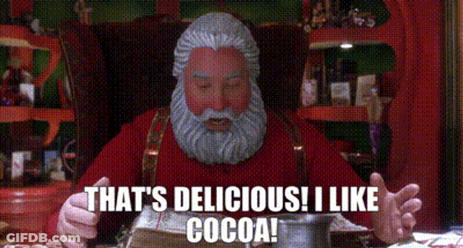The Santa Clause Delicious Like Cocoa GIF