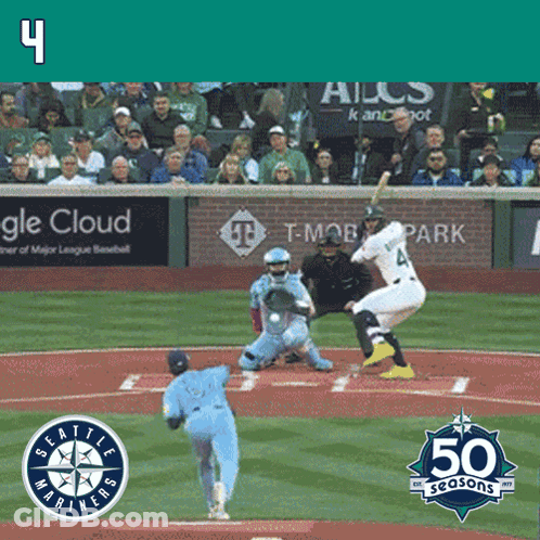 The Seattle Mariners Are Celebrating Their 50Th Anniversary GIF