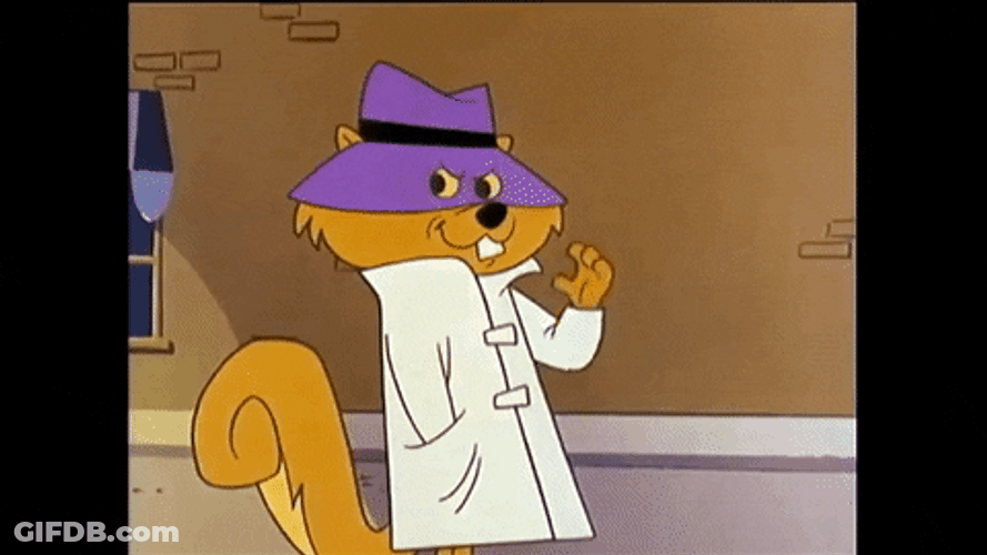 The Secret Squirrel Show Spy Rocket GIF