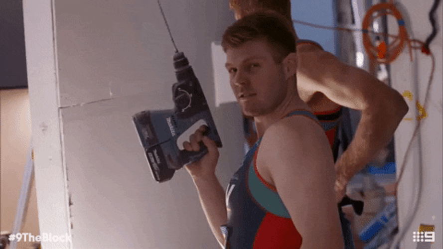 The Sexy Guy Drill Equipment GIF