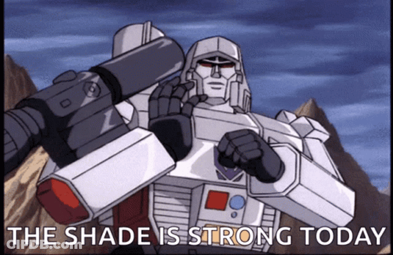 The Shade Is Strong Today GIF