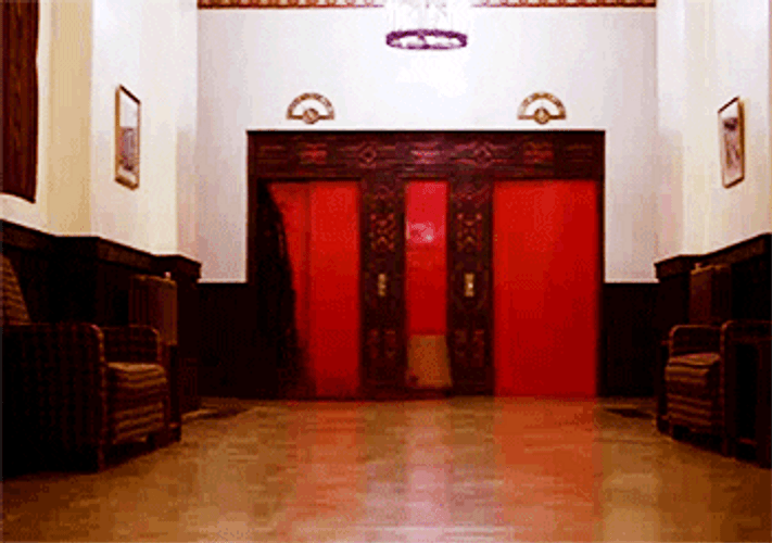 The Shining Creepy Elevator GIF