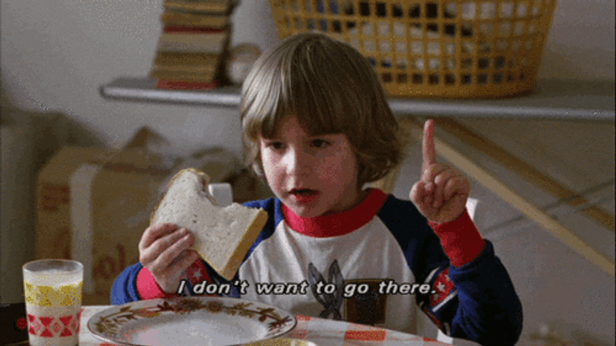 The Shining Don't Go There GIF