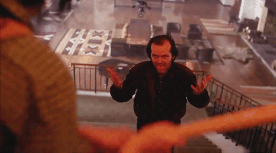 The Shining Jack And Wendy Torrance GIF