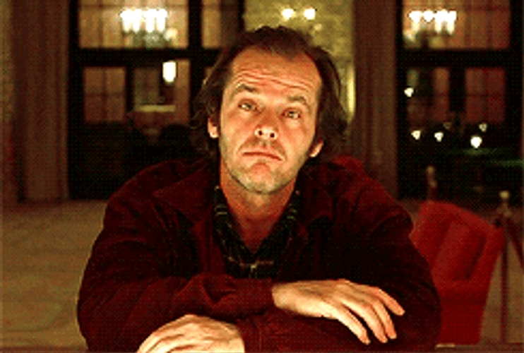 The Shining Screaming Jack Torrance GIF