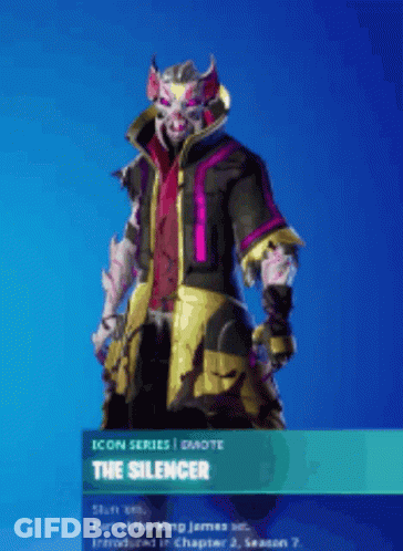 The Silencer Is Part Of The King James Series In Fortnite GIF