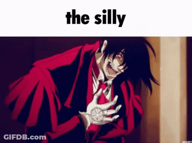 The Silly Alucard Hellsing GIF